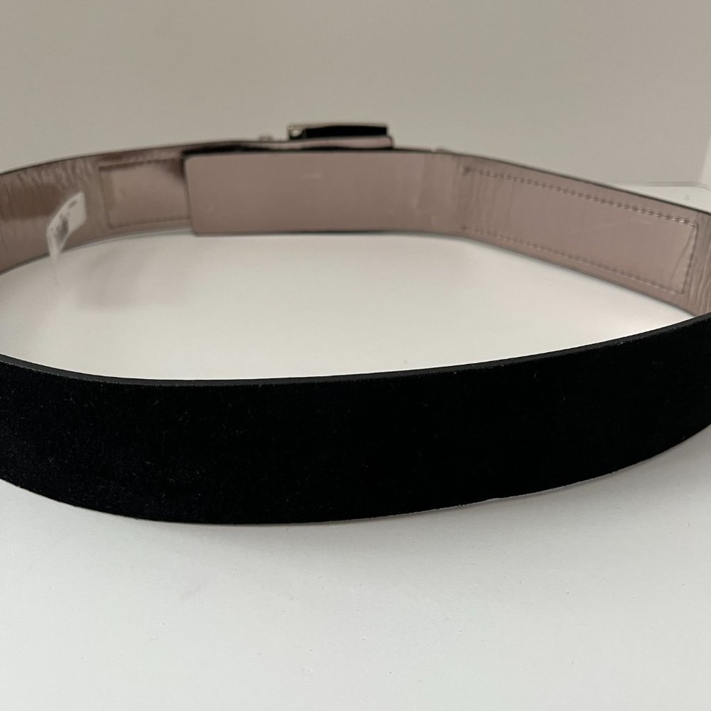 ❤️❤️ NEW ❤️❤️ Michael Michael Kors❤️ LIMITED EDITION Black Leather Suede Belt … - Picture 9 of 17